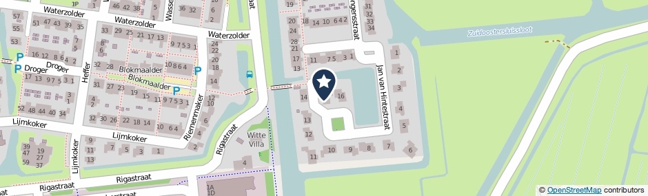 Kaartweergave Jan Van Hintestraat 15 in Wormer