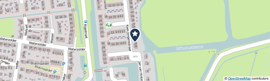 Kaartweergave Kees Jongensstraat 32 in Wormer