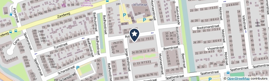 Kaartweergave Robstraat 19 in Wormer