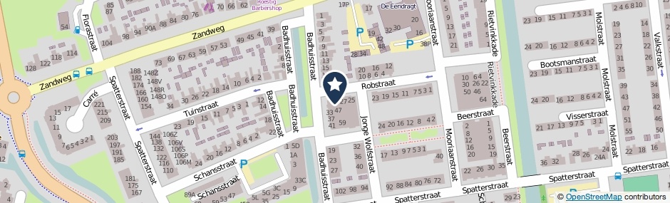 Kaartweergave Robstraat 29 in Wormer