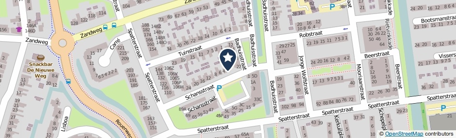 Kaartweergave Schansstraat 2 in Wormer