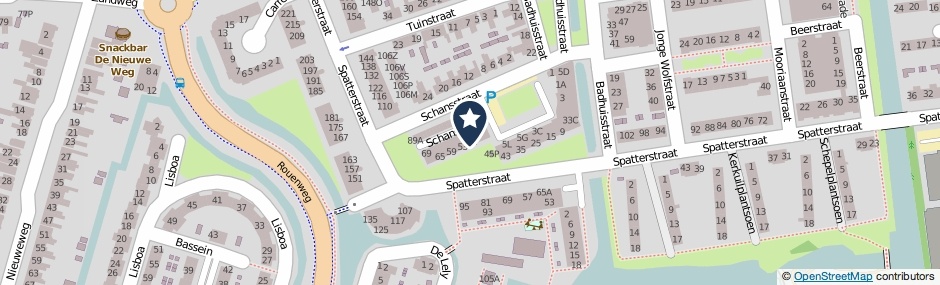 Kaartweergave Schansstraat 49 in Wormer