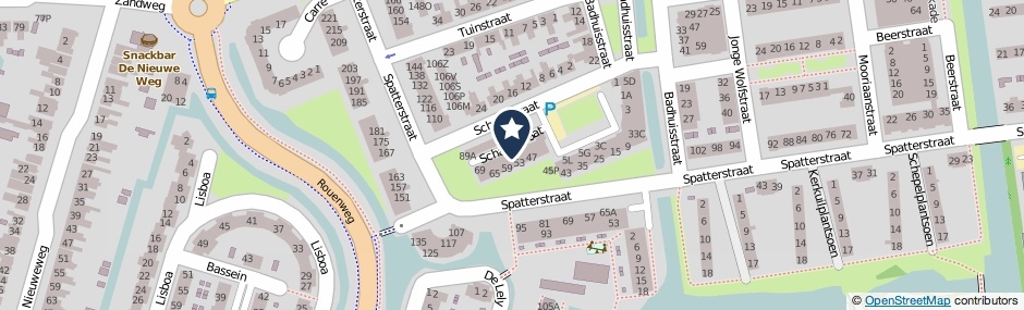 Kaartweergave Schansstraat 85 in Wormer