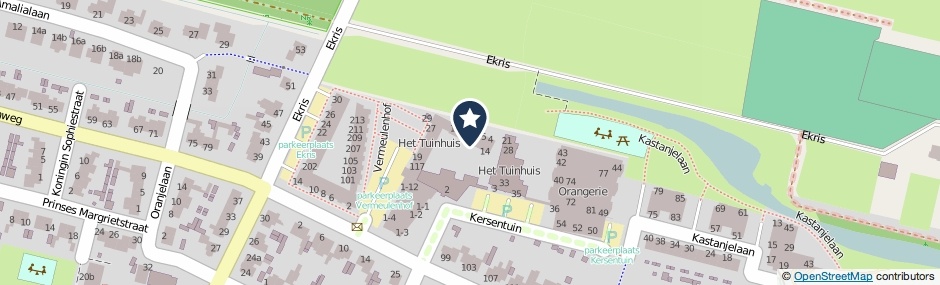 Kaartweergave Kersentuin 16 in Woudenberg