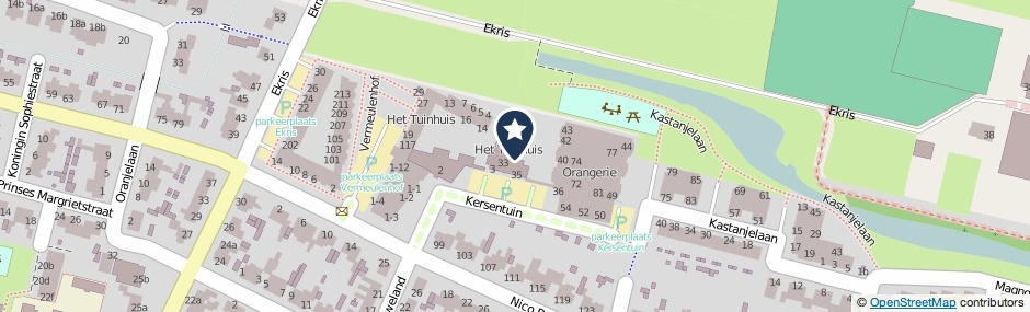 Kaartweergave Kersentuin 22 in Woudenberg