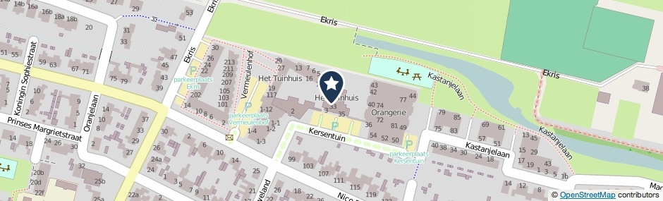 Kaartweergave Kersentuin 26 in Woudenberg