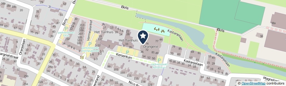 Kaartweergave Kersentuin 40 in Woudenberg