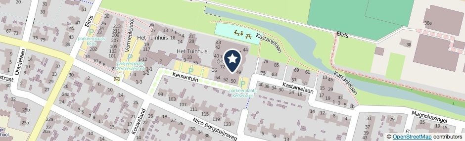 Kaartweergave Kersentuin 81 in Woudenberg