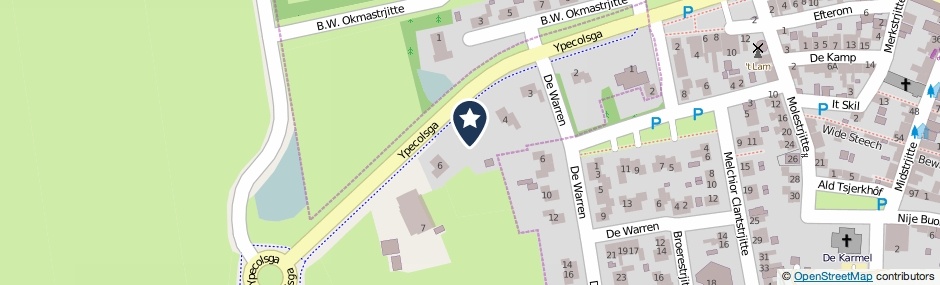 Kaartweergave Nr 5 in Ypecolsga