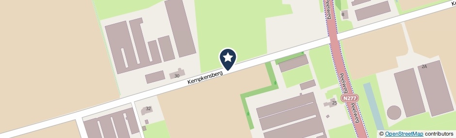 Kaartweergave Kempkensberg in Ysselsteyn