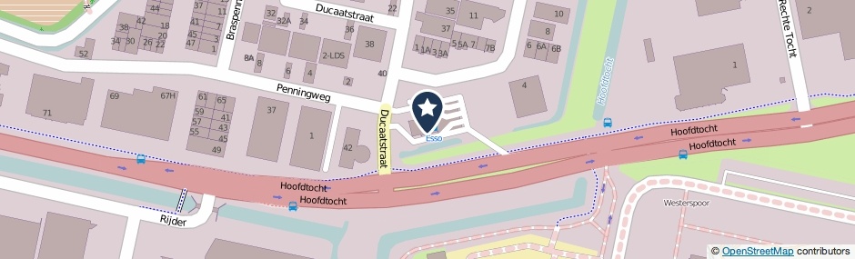 Kaartweergave Ducaatstraat 43 in Zaandam