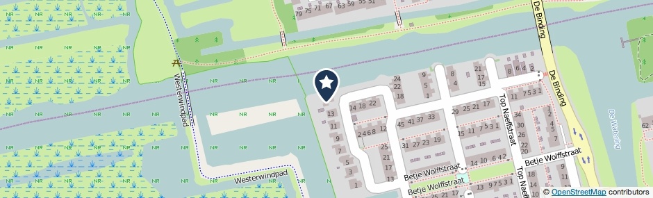 Kaartweergave Nellie Van Kolstraat 15 in Zaandam