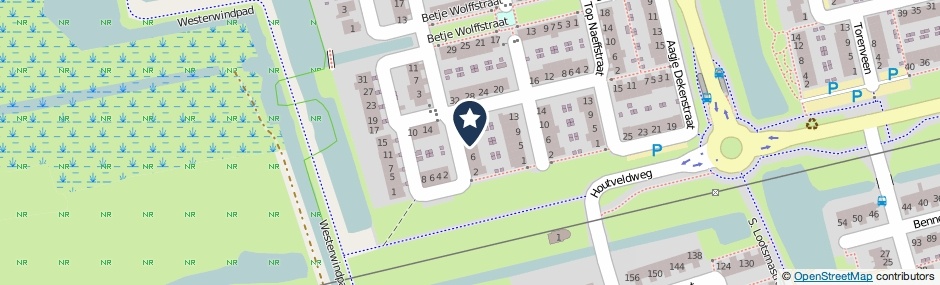 Kaartweergave Petronella Moensstraat 10 in Zaandam