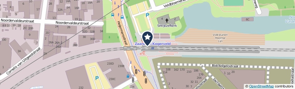 Kaartweergave Veldbloemenweg 2-A in Zaandam