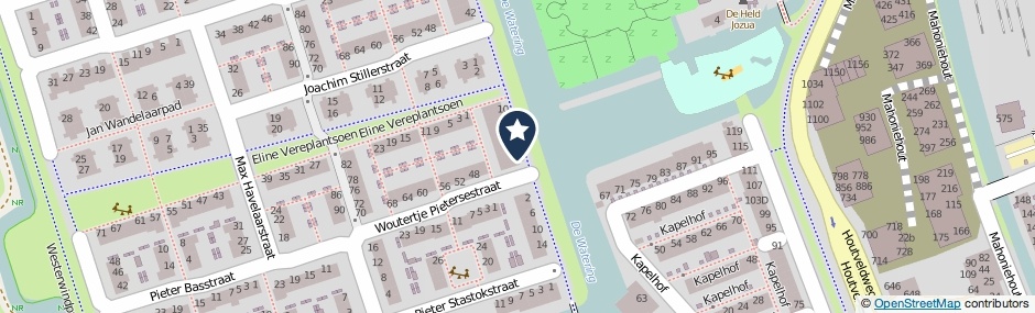 Kaartweergave Woutertje Pietersestraat 42 in Zaandam