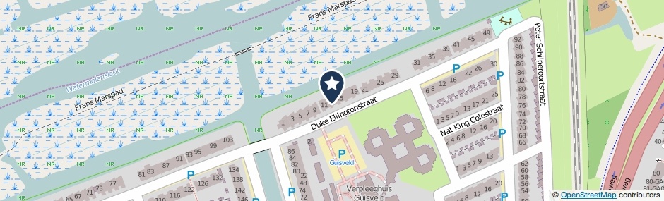 Kaartweergave Duke Ellingtonstraat 13 in Zaandijk