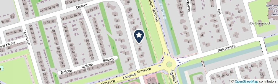 Kaartweergave Corridor 8 in Zeewolde