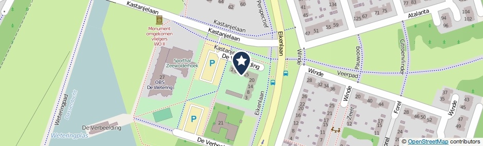 Kaartweergave De Verbeelding 11 in Zeewolde