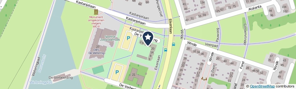 Kaartweergave De Verbeelding 13 in Zeewolde
