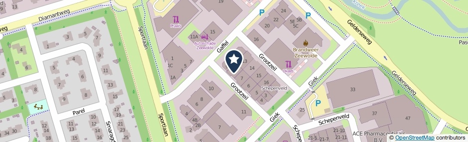 Kaartweergave Grootzeil 8 in Zeewolde