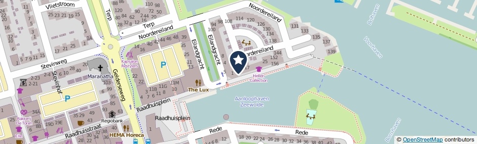 Kaartweergave Havenkade 13 in Zeewolde