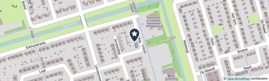 Kaartweergave Keteldiep 21 in Zeewolde