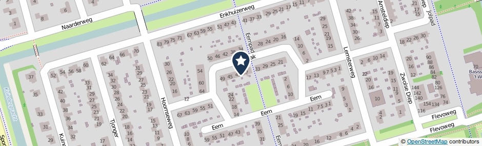 Kaartweergave Laak 39 in Zeewolde