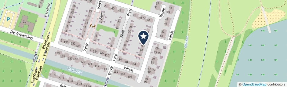 Kaartweergave Winde 88 in Zeewolde