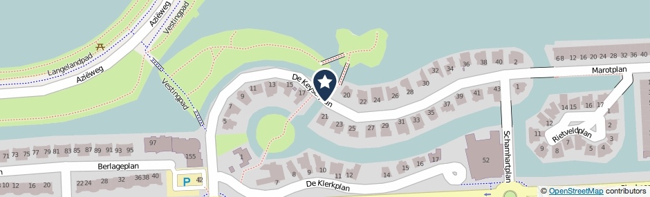 Kaartweergave De Keyserplan in Zoetermeer